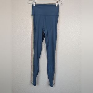 Nwot spiritual Gangster pastel stripe leggings blue